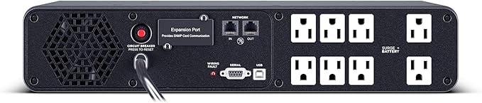 CyberPower CP1500PFCRM2U PFC Sinewave UPS Battery Backup and Surge Protector