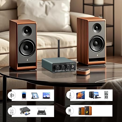 MANAYO 100w+100w Bluetooth Amplifier