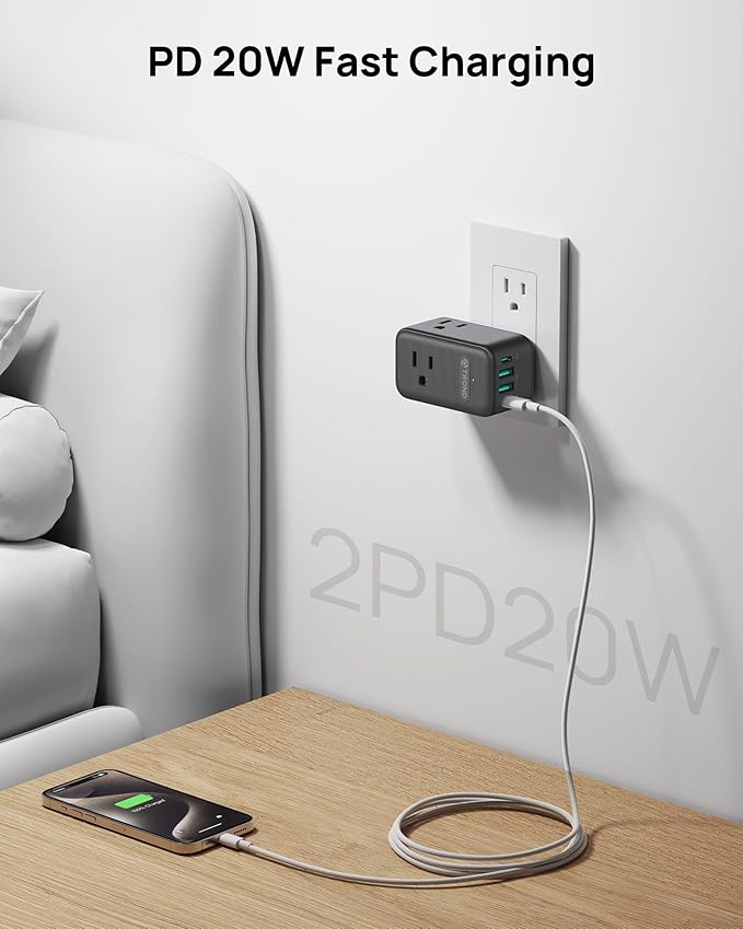 TROND 2 Pack Outlet Extender
