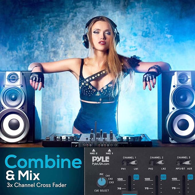Pyle Wireless DJ Audio Mixer