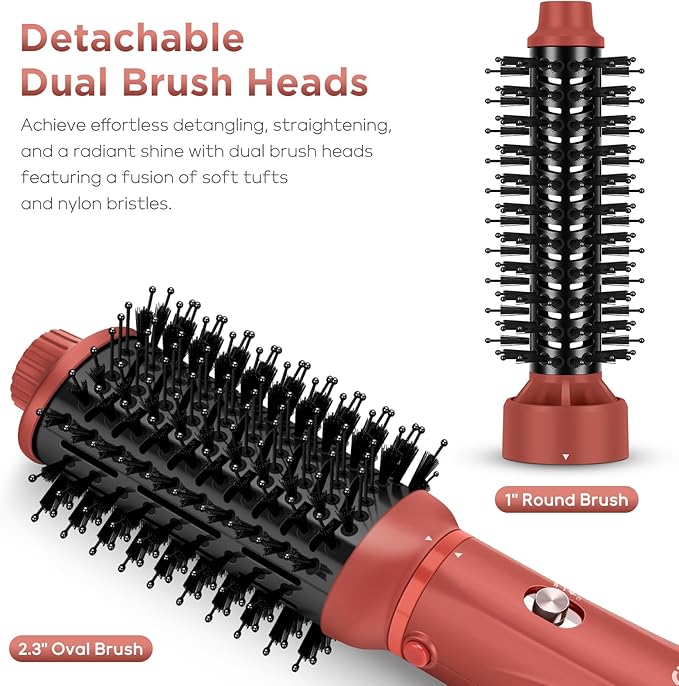 IG INGLAM Blow Dryer Brush Set, 5-in-1 Multi-Styler