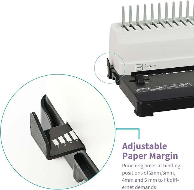 Binditek Binding Machine, 450 Sheets, Comb Binder Machines