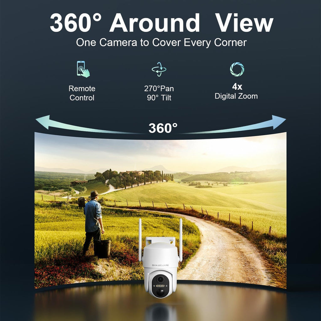 4g lte cellular solar security camera wireless outdoor showing dimensions