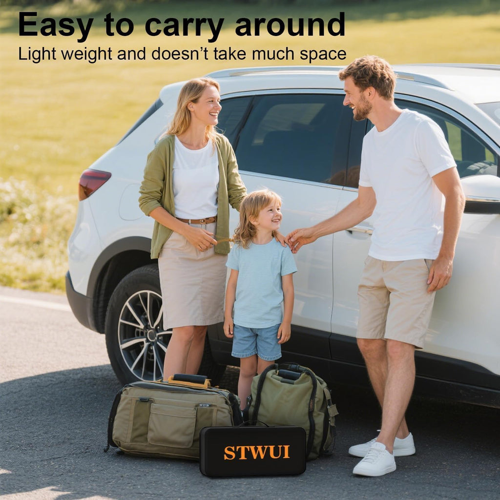 STWUI Outdoor Projector Screen with Stand-100 Inch 16:9 4K HD Portable Projector Screen Outdoor Indoor Front & Rear Projection Screen Lightweight Movie Screen with Carry Bag for Home,Backyard,Camping