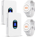 Daytech Wireless Wrist Pager Caregiver Call Button in Home System Watch Alarm