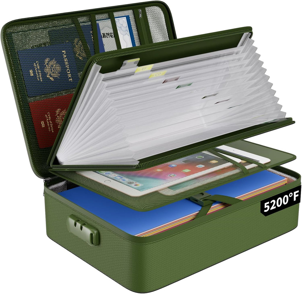 ENGPOW 5200℉ Fireproof File Organizer Bag