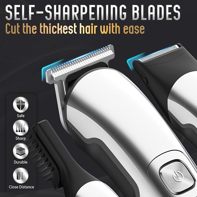 Ufree Beard Trimmer for Men, Waterproof Electric Razor for Nose, Face & Mustache
