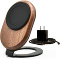 ARK Uno - Solid Wood MagSafe Stand Magnetic Wireless Charging Station w/Adapter