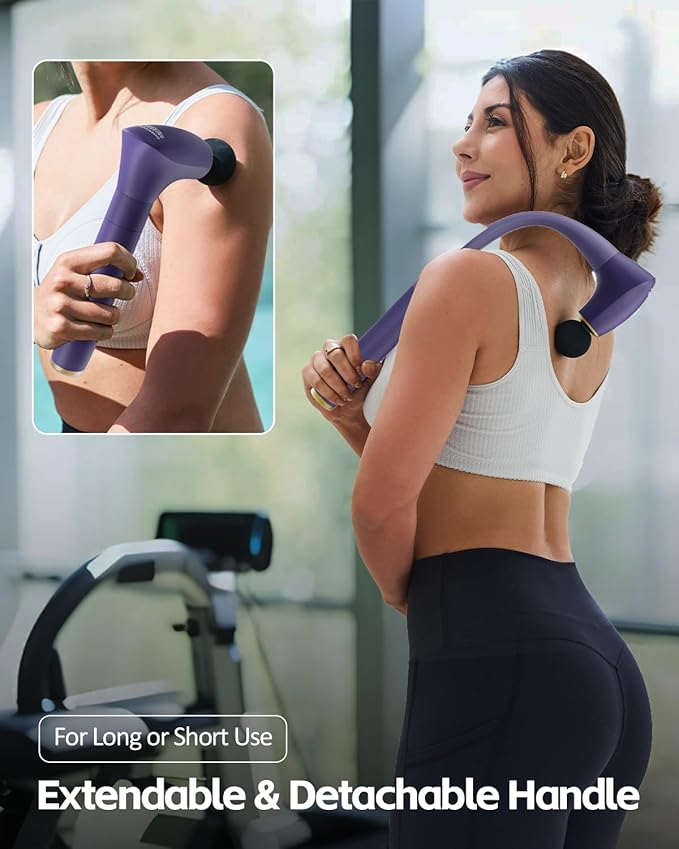 CAREKING 2-in-1 Detachable Muscle Massage Gun Deep Tissue