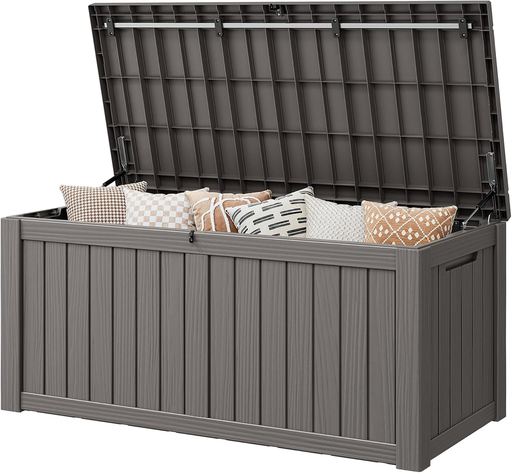 Outdoor Storage Box Waterproof, 160 Gallon Deck Box For Patio Storage