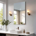 CILIBER Frameless Mirror, 24x40 Inch Rectangle Bathroom Mirrors