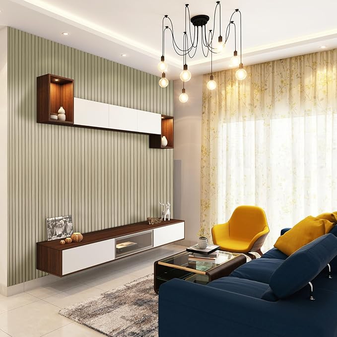 Art3d Slat Wall Panels, WPC Soundproof 3D Wall Paneling (8-Pack)