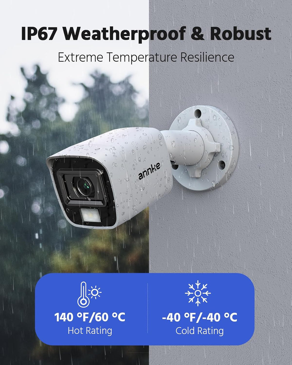 ANNKE 4-Pack 2MP/1080P 1920TVL Analog Outdoor Security Camera Kits, White