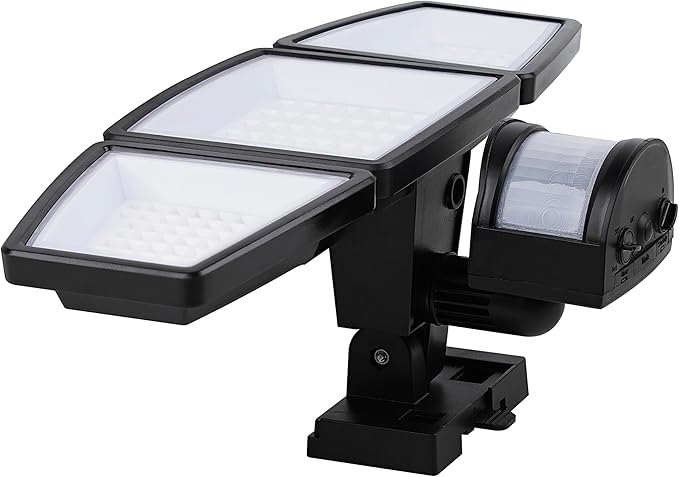 Sylvania Motion Sensor Solar Security Light, Solar Panel, 1800 LMS, Wet Rated