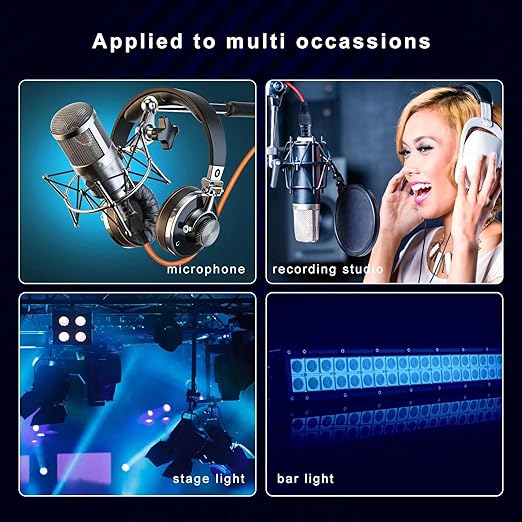 AuxLink XLR Cables, Microphone Cable 3ft 10 Pack, XLR Male to Female