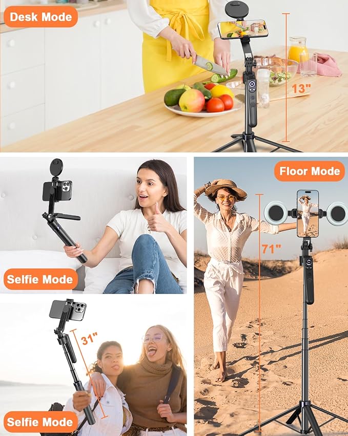 Yeaki 71” Auto Face Tracking Tripod