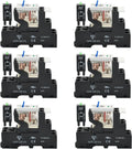 UL Listed 6 Pcs 8-Amp Electromagnetic Relay 24V DC Relay DPDT 2NO 2NC 8Pin