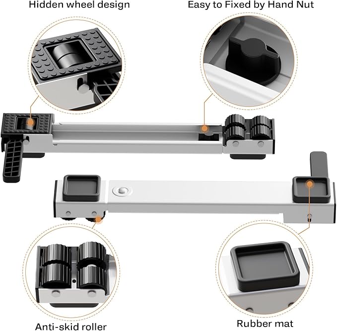 KVRG Appliance Rollers Heavy Duty, Newest Extendable Appliance Sliders
