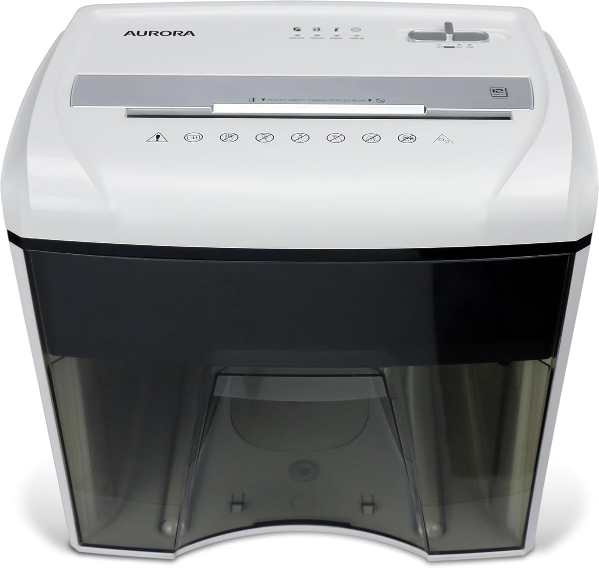 Aurora Desktop Style High-Security Anti-Jam 12-Sheet Micro-Cut Paper and