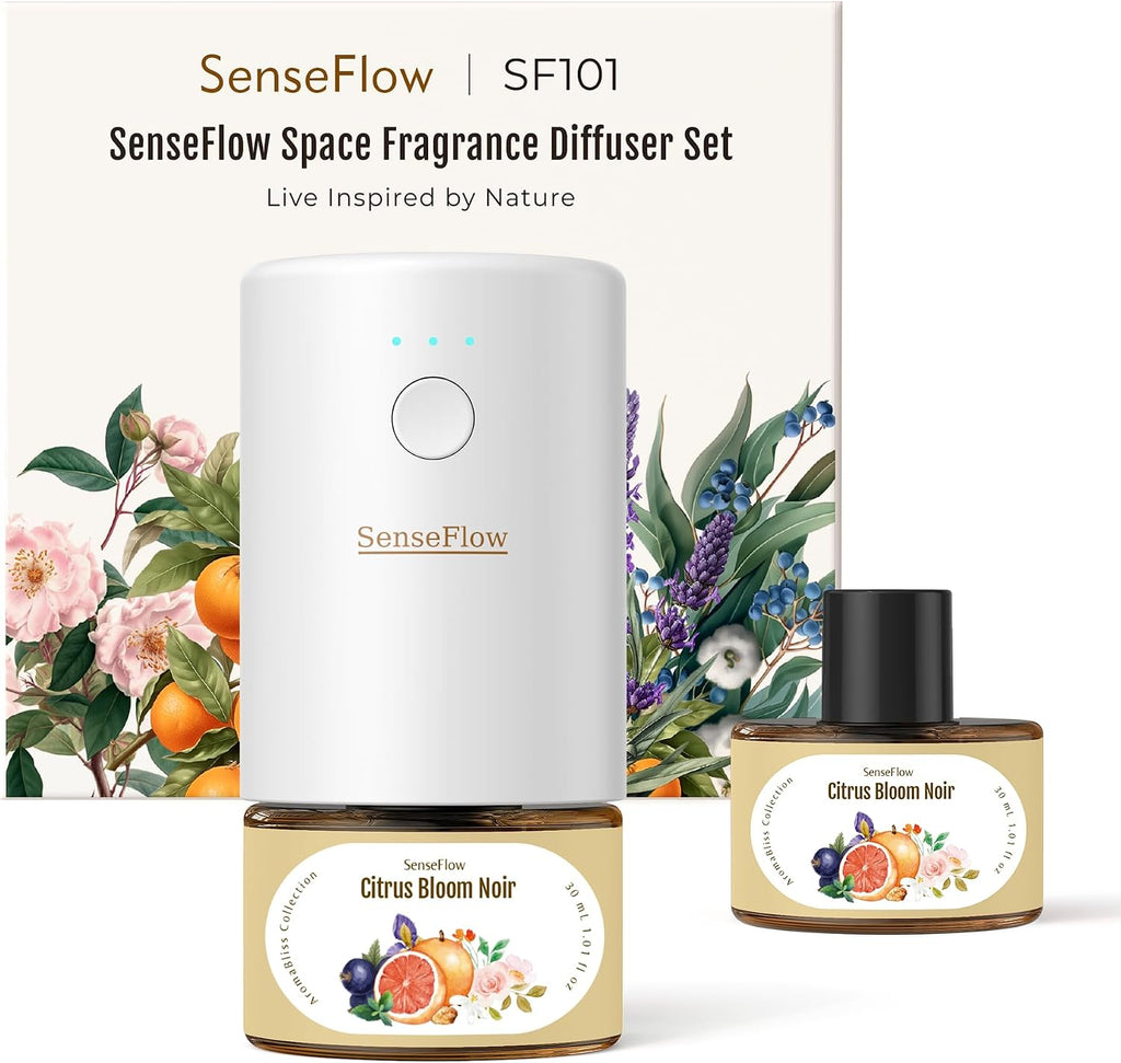 SF101 Pro Plug In Air Freshener, Waterless Essential Oil Diffuser, Non-Toxic