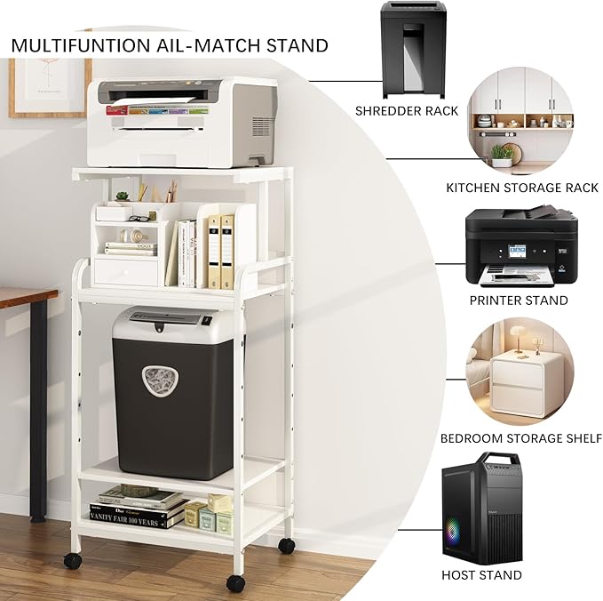 Arbuxzuy 4-Tier Printer Stand