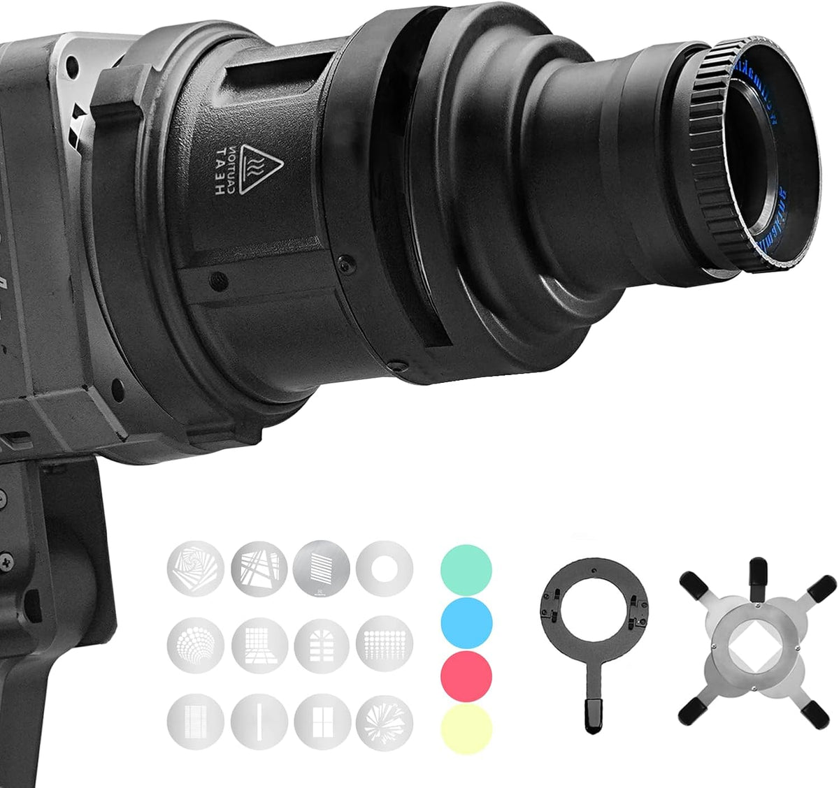 Alluneitter S-80LED Bowens Mount Optical Snoot Designed Exclusively