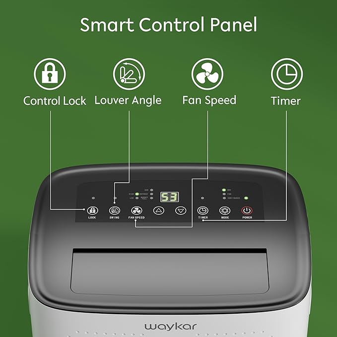 Waykar 150 Pints 7, 000 Sq. Ft Energy Star Dehumidifier