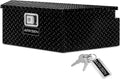 ARKSEN 39" Trailer Tongue Box, Heavy Duty Diamond Plate Tool Chest, Black
