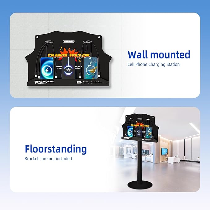 Wall Mounted Cell Phone Charging Station