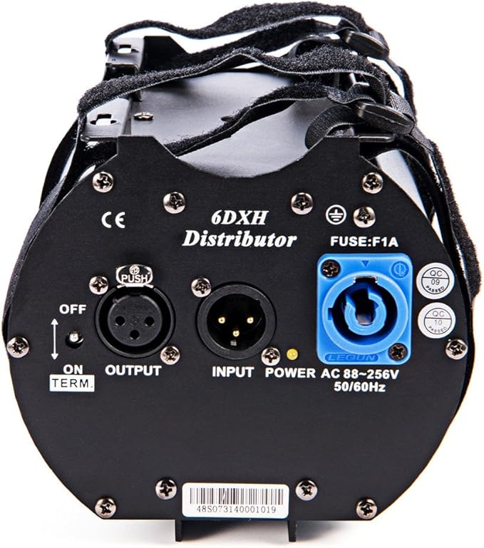 MFL. DMX Splitter with One Input 6-Way Distributor 3-Pin Xlr Separate Dmx