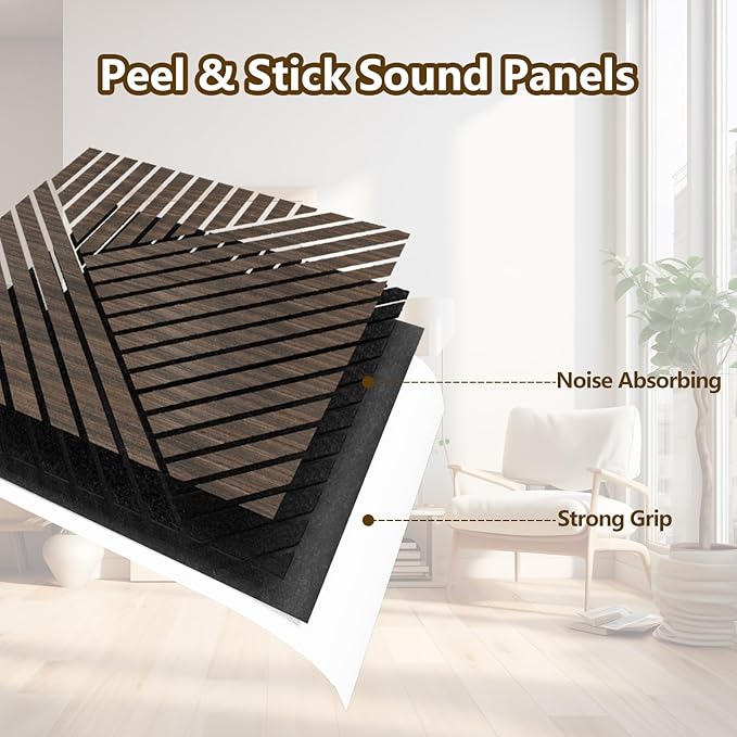 ARMURO 4 Packs Acoustic Wall Panels