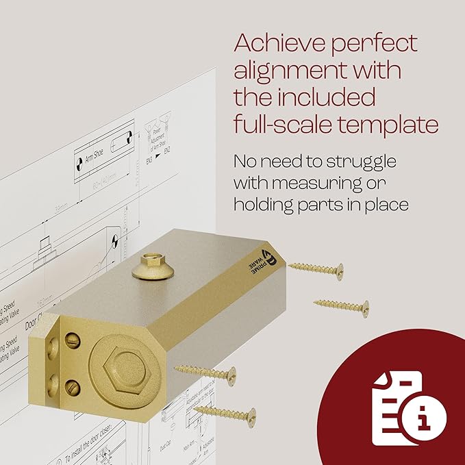 PrimeWare DC-300 Automatic Adjustable Door Closers