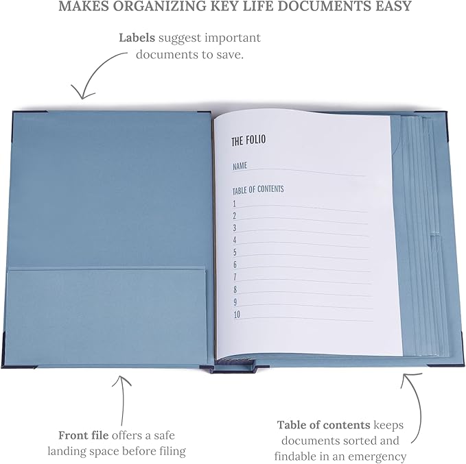 2025 Edition The Folio Document Organizer | Custom Dyed Cloth-Bound Expanding