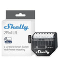Shelly Wave 2PM US LR UL | Z-Wave Long Range Smart Switch Relay, 2-Channel 16 A