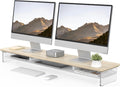 Fenge Acrylic Monitor Stand Riser, 42.5 Inches Dual Monitor Stand