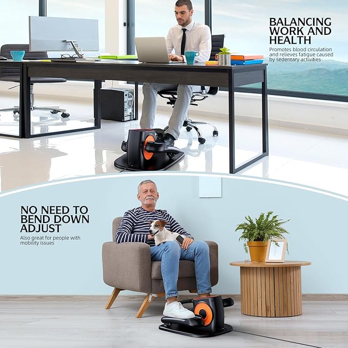 DUREXO Under Desk Elliptical, Leg Exerciser While Sitting