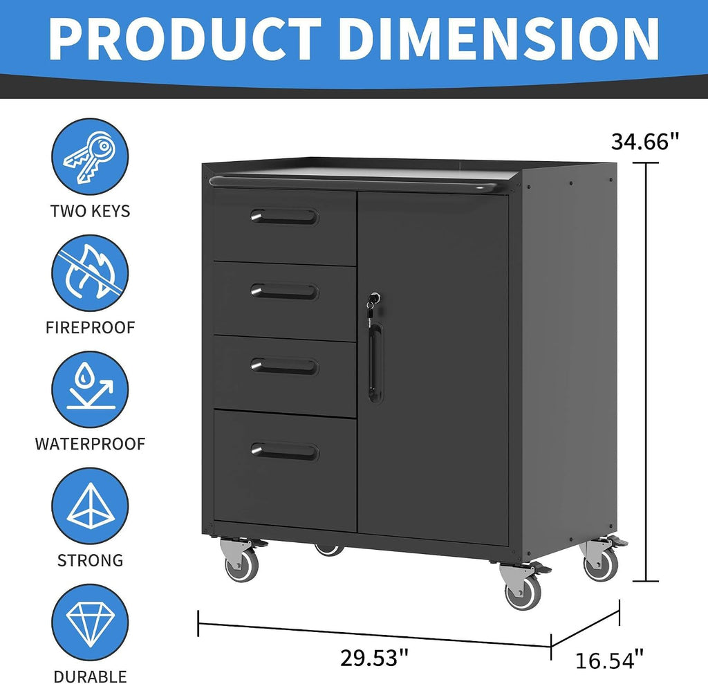 metal storage cabinet for garage, tool cabinet, utility, close-up detail