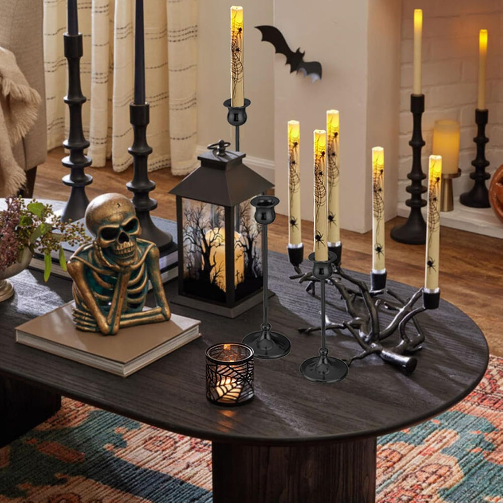 Metal Candle Holder Taper Candlestick Holders for Candle Sticks Vintage Cande...