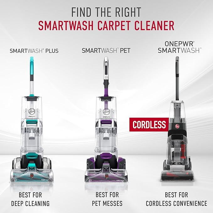 Hoover SmartWash Pet Automatic Carpet Cleaner Machine