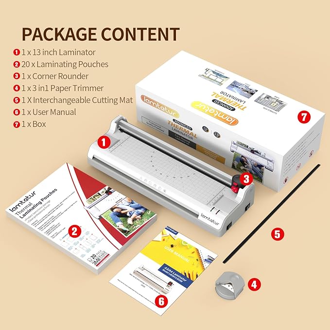 7-in-1 Thermal Laminator Machine 11X17