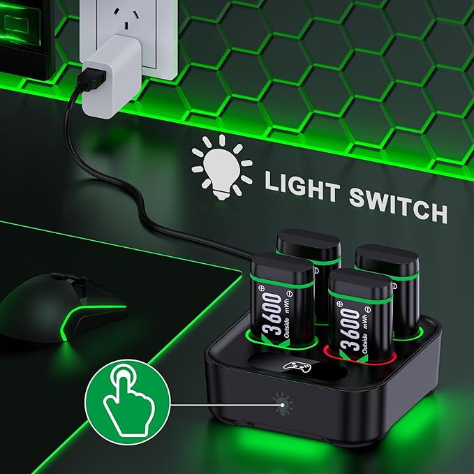 DINOSTRIKE 6x3600mWh Rechargeable Battery (6 Packs)