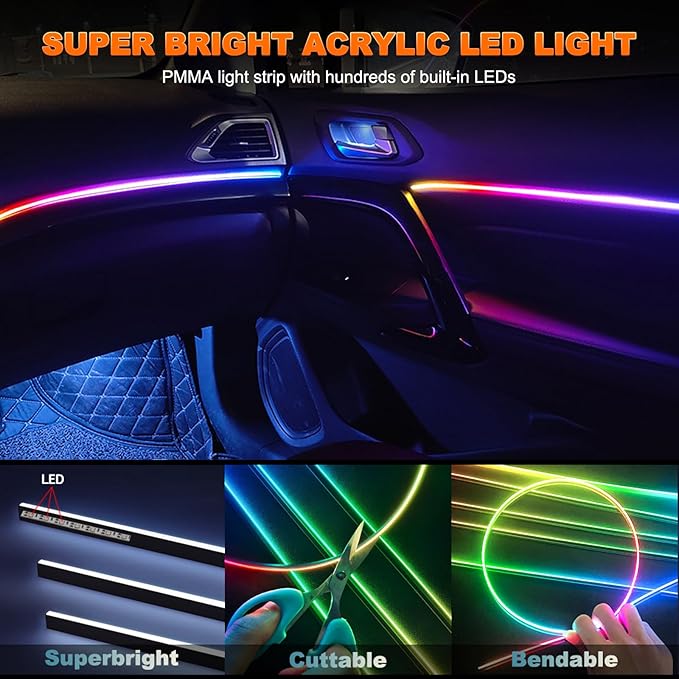 Jushope Acrylic LED Lights