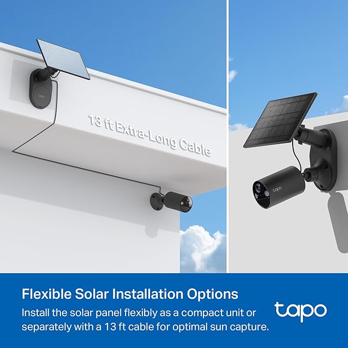 Tapo SolarCam 1080p Outdoor Wireless Security Camera