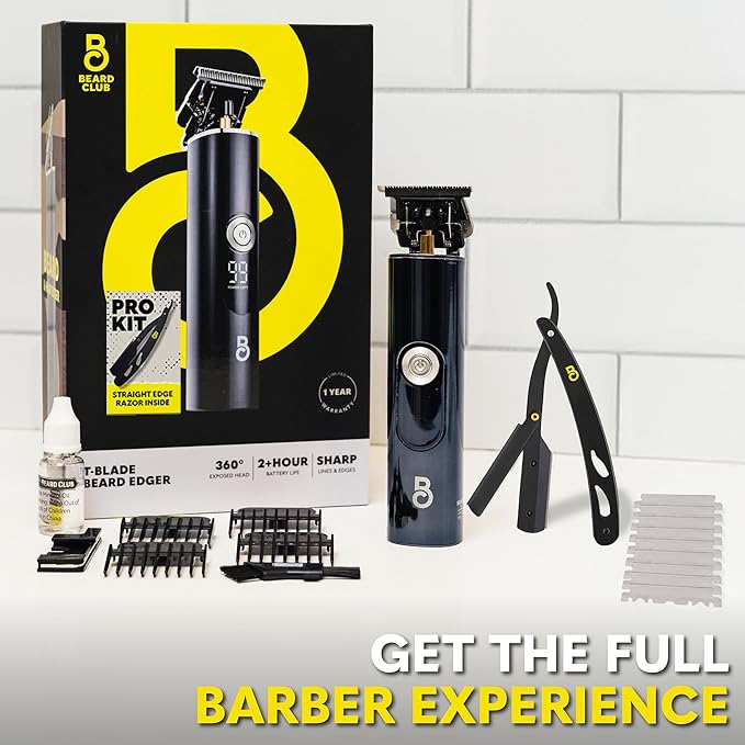 The Beard Club Professional T-Blade Beard Trimmer