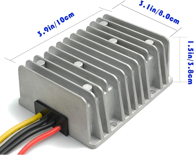 MGGi Voltage Reducer 36V 48V Step Down to 24V 30A 720W, Waterproof Big-Size DC
