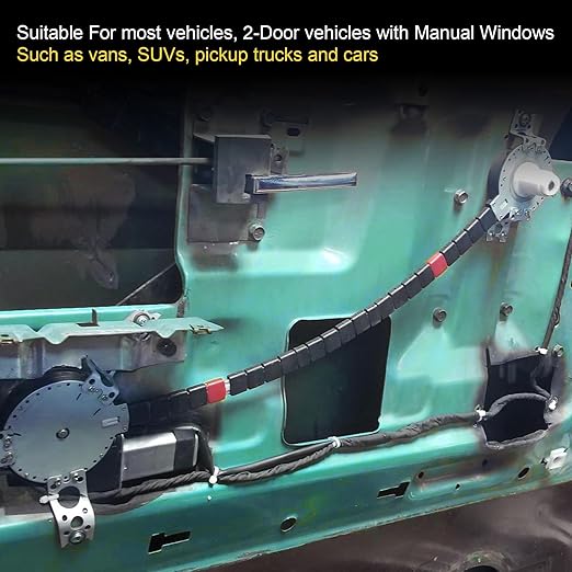 JDMSPEED New Universal Electric Power Window Lift Regulator Conversion Kit