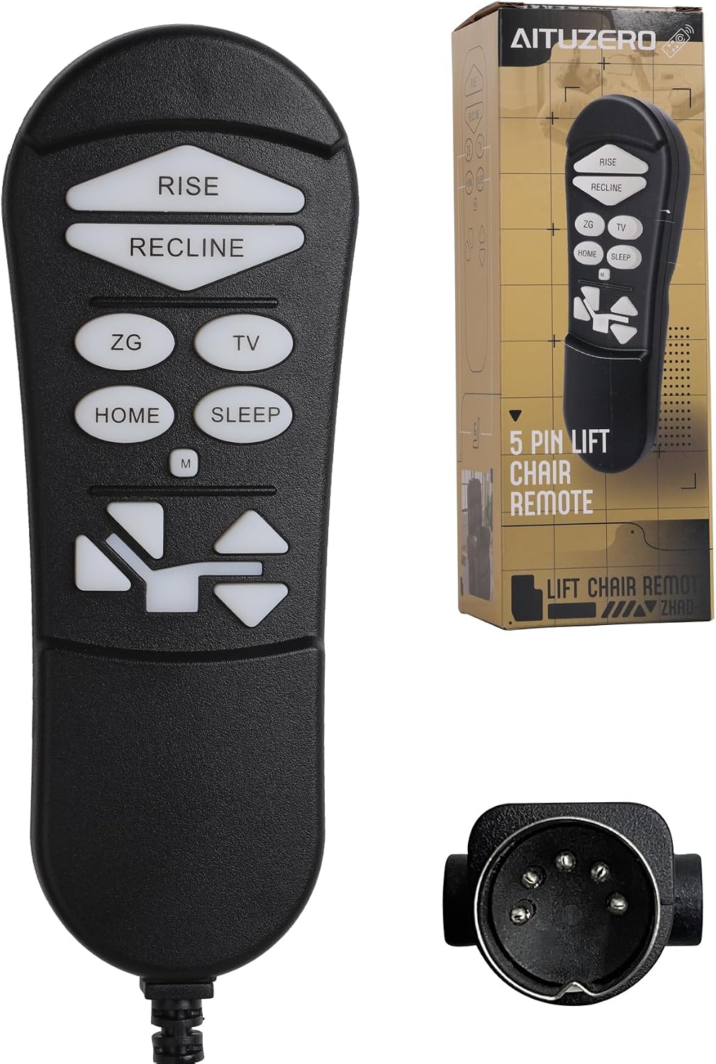 ZKAD-5 5 Pin Lift Chair Remote Only Fit