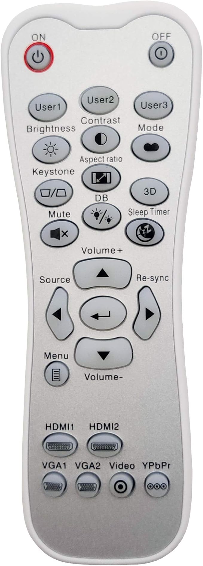 INTECHING BR-3001B Projector Remote Control