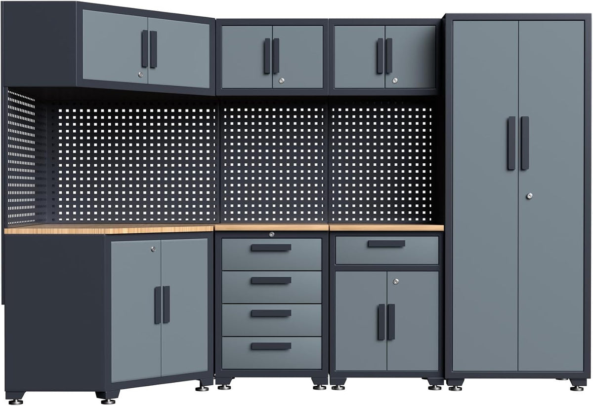16PCS Garage Storage Cabinet System