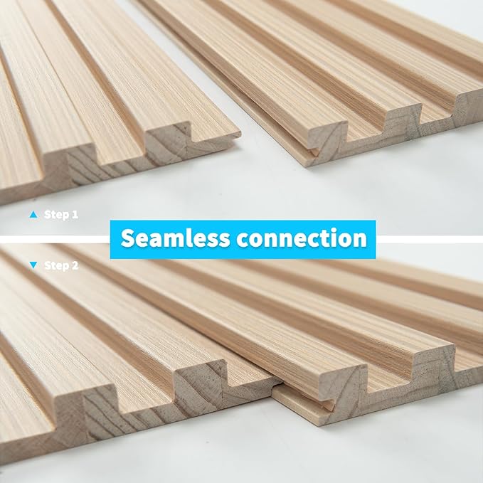 Art3d Slat Wood Wall Paneling for Interior and Ceiling Decoration